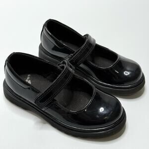 Kids Dr. Martens Maccy II Mary Janes Shoes Patent Leather Black Girls 11 Dressy